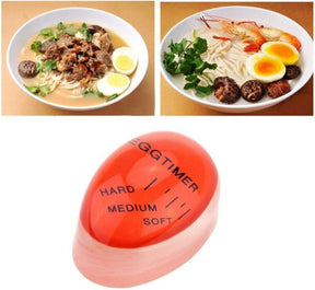 Egg Boil Timer, Colour Changing Egg Timer, Boil Eggs Soft Medium Hard Heat Sensitive Cooking Timer,for Breakfast,