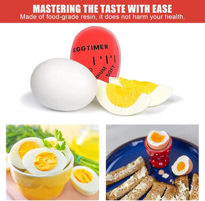 Egg Boil Timer, Colour Changing Egg Timer, Boil Eggs Soft Medium Hard Heat Sensitive Cooking Timer,for Breakfast,