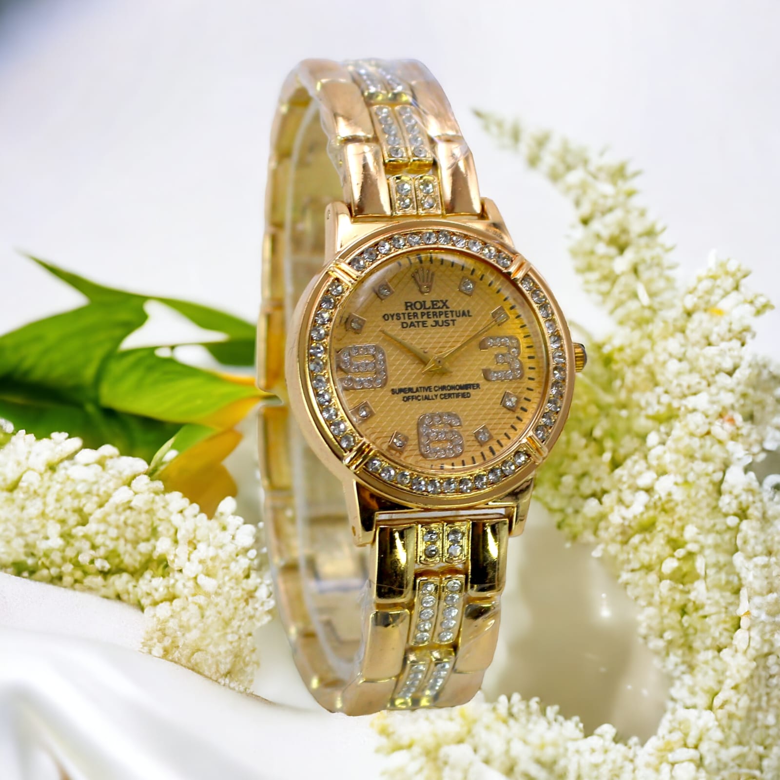 (without Box ) Rolex Quartz Luxurious Watches For Girls