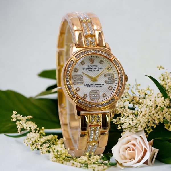 (without Box ) Rolex Quartz Luxurious Watches For Girls