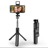 R1s Selfie Stick With Tripod | Bluetooth Foldable Selfie Rod.