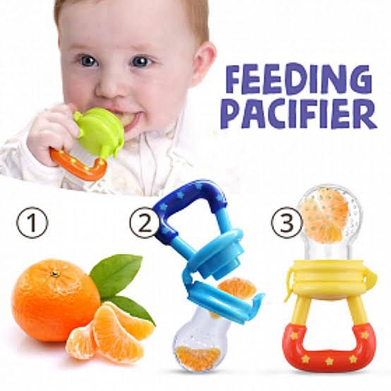 Baby Solid Fruit Pacifier Fresh Fruit Silicone Pacifier (random Color)