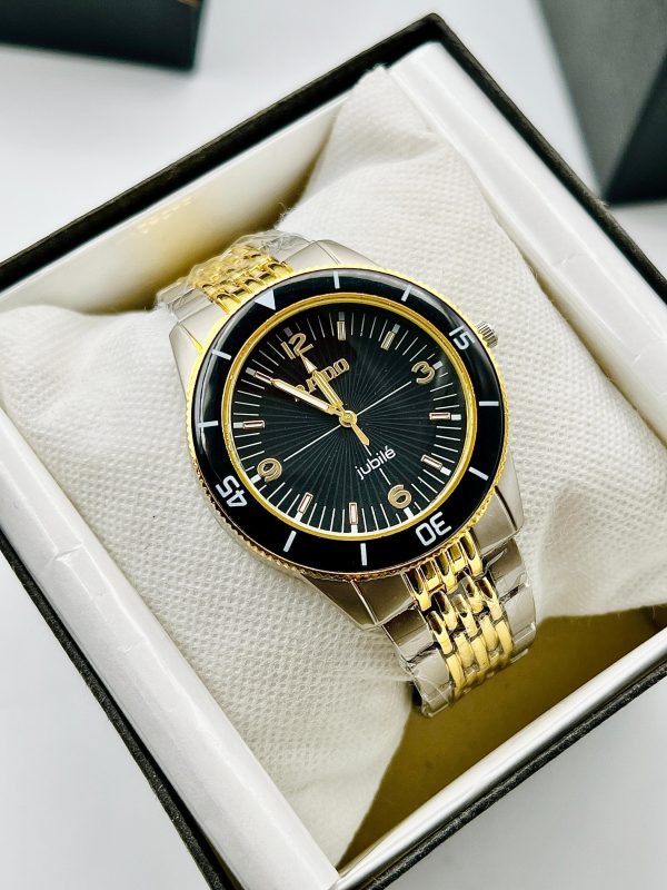 Aa1 Rado Analog Watch Two Tone Chain Style Strap (without Box)