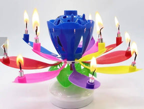 Musical Birthday Flower Candle (random Colors)