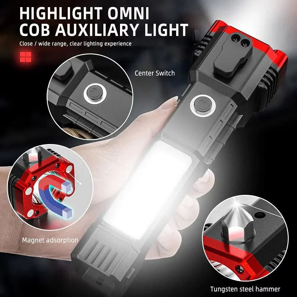 High-power Led Torch Light Rechargeable Flashlight