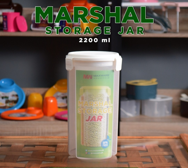 Marshal Storage Jar – 3 In 1 Jar – 3 Portion Storage Jar (2200 Ml) (random Color)